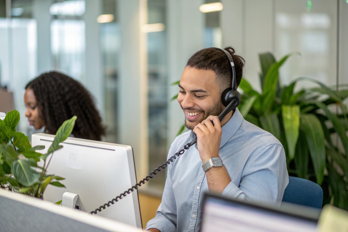 Consultant commercial humanisant les échanges par la communication vocale