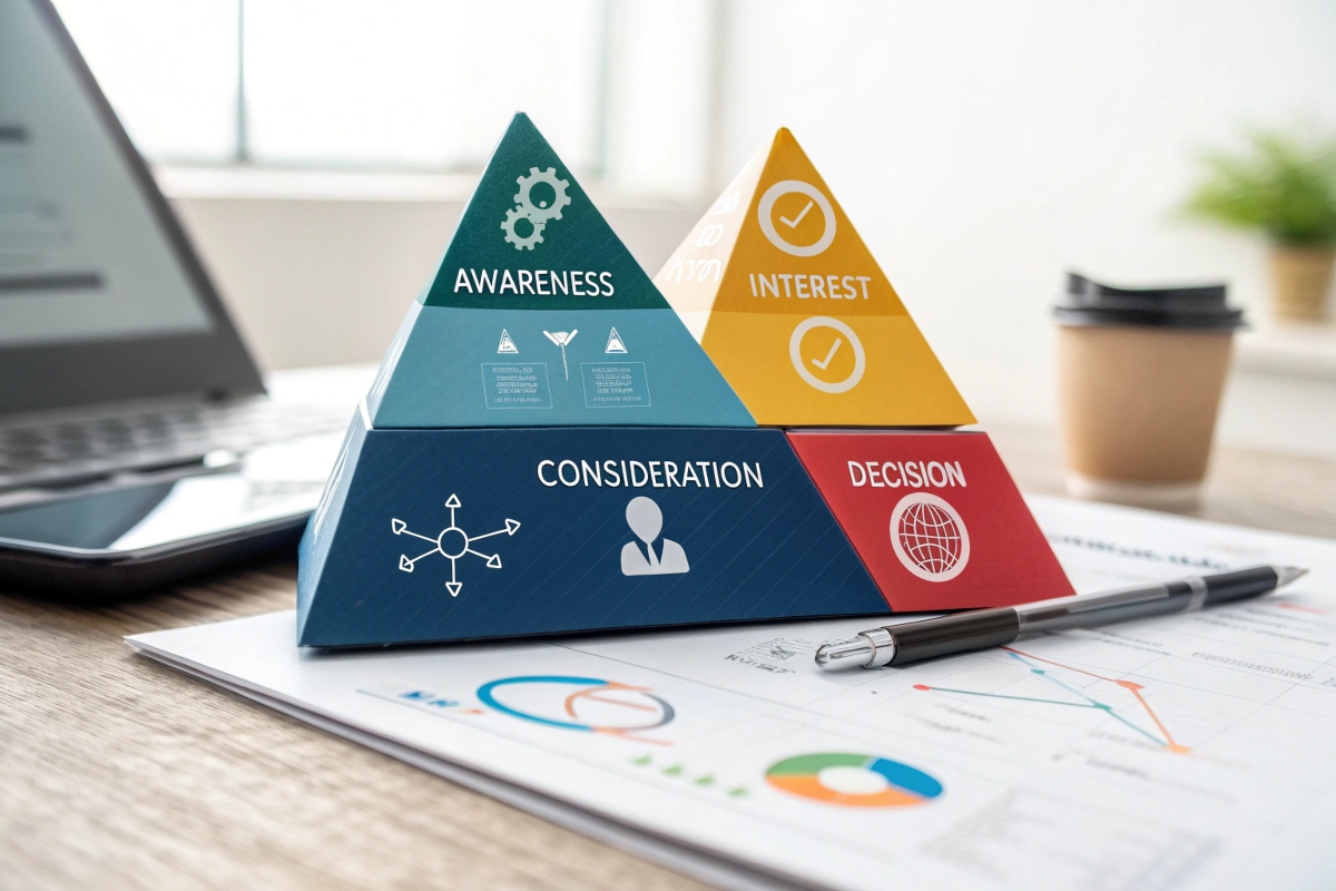 Structure pyramidale de la qualification de leads