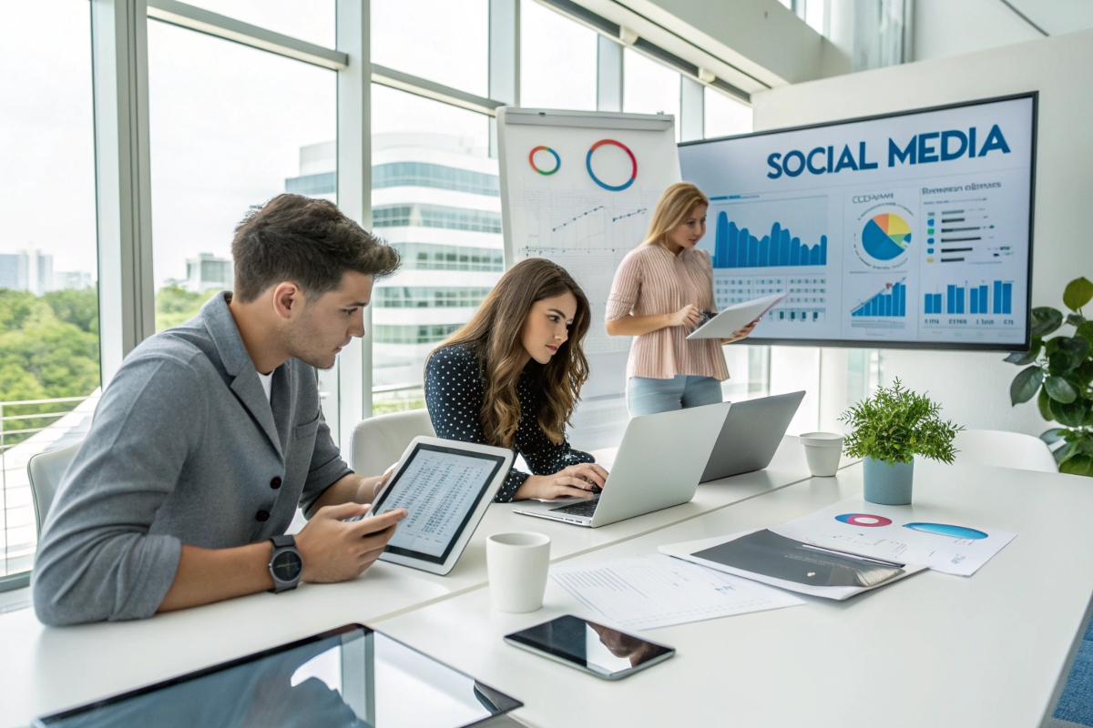 Un rapport de stratégie de réseaux sociaux