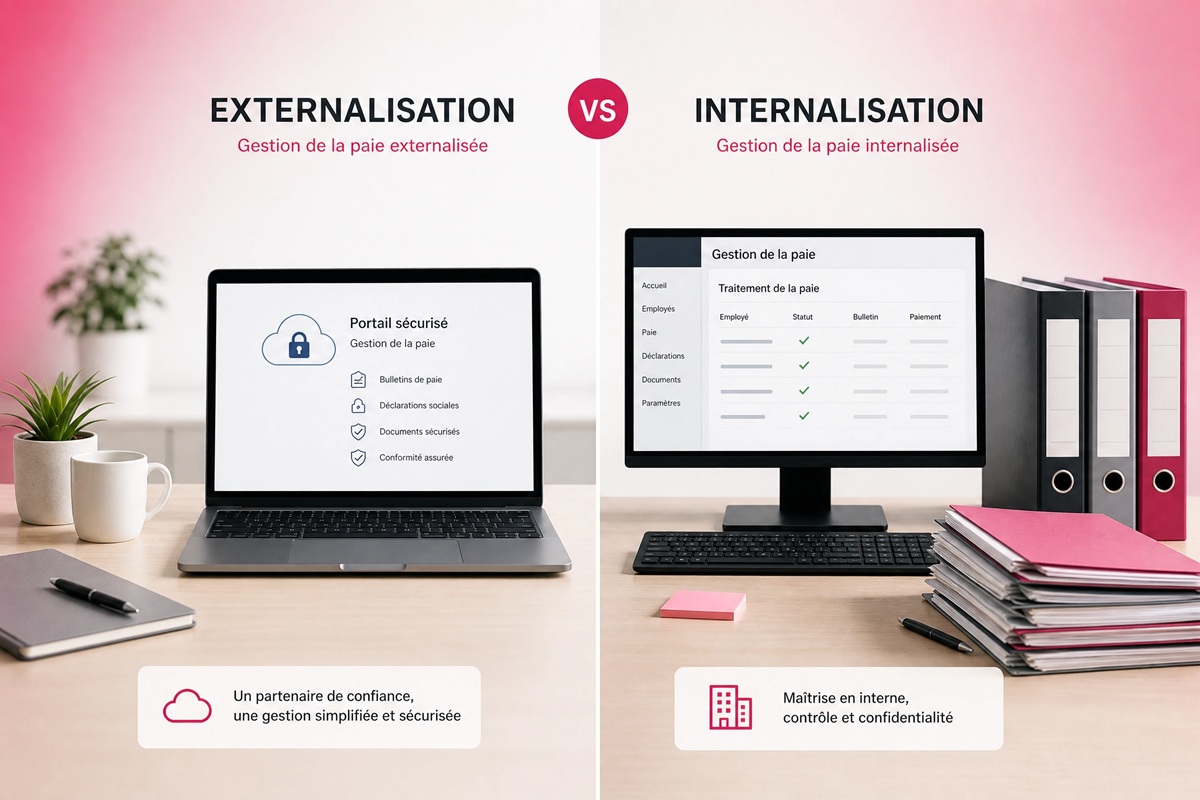 Internalisation et externalisation de la paie
