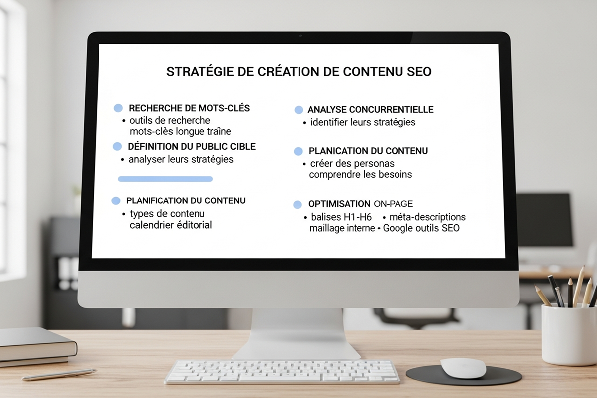 Stratégie de création de contenu SEO