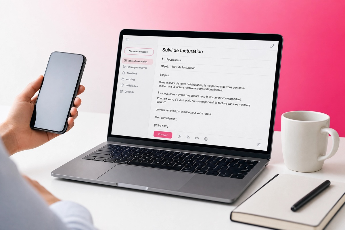 Mail d'appel à la facturation