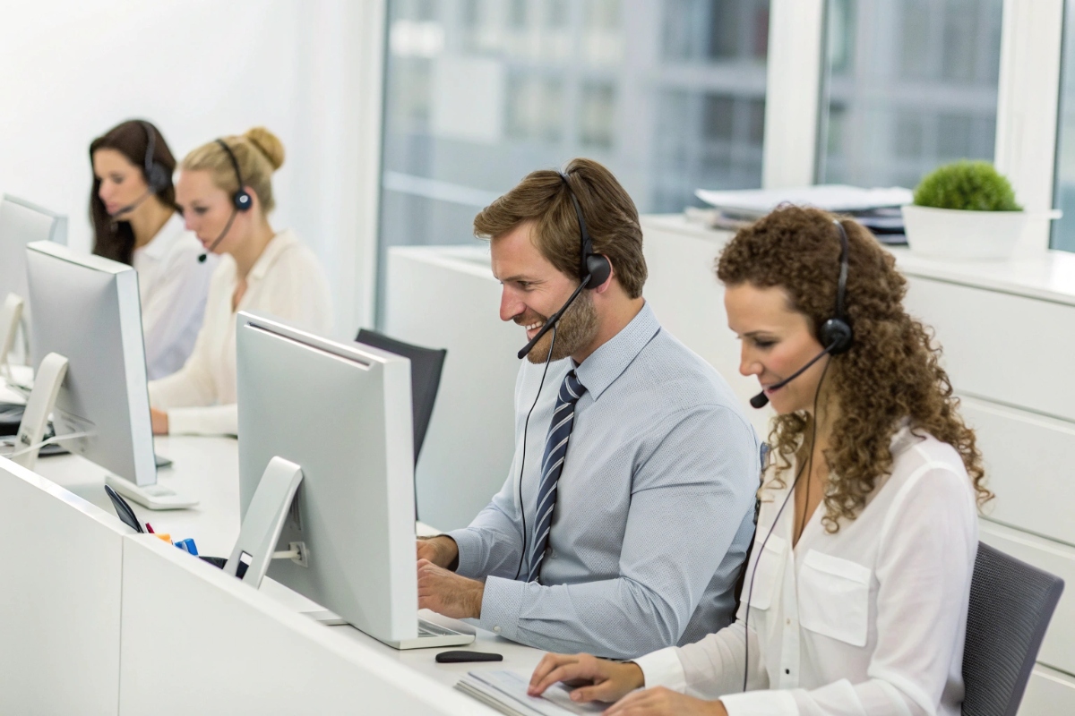 Des gestionnaires de relation client