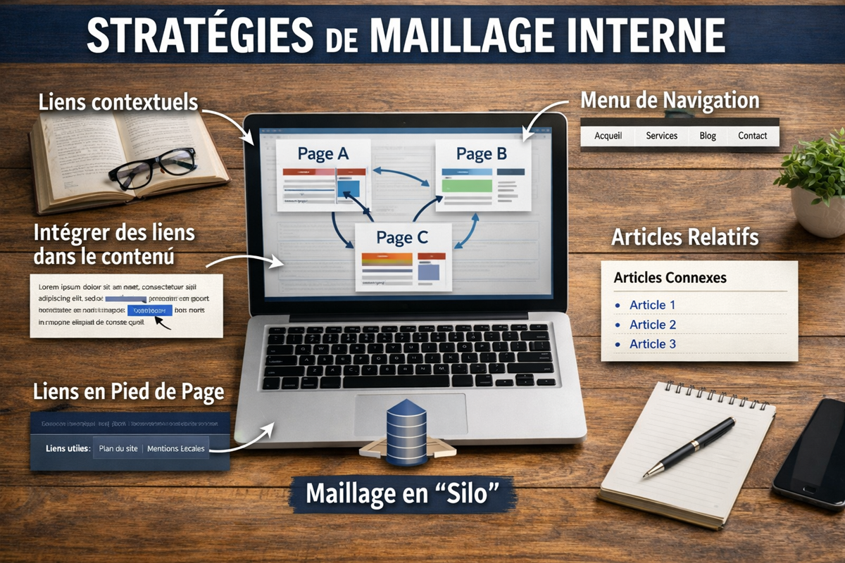 Des stratégies de maillage interne