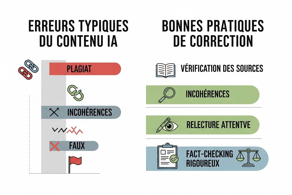 « Erreurs et solutions dans la rédaction IA »