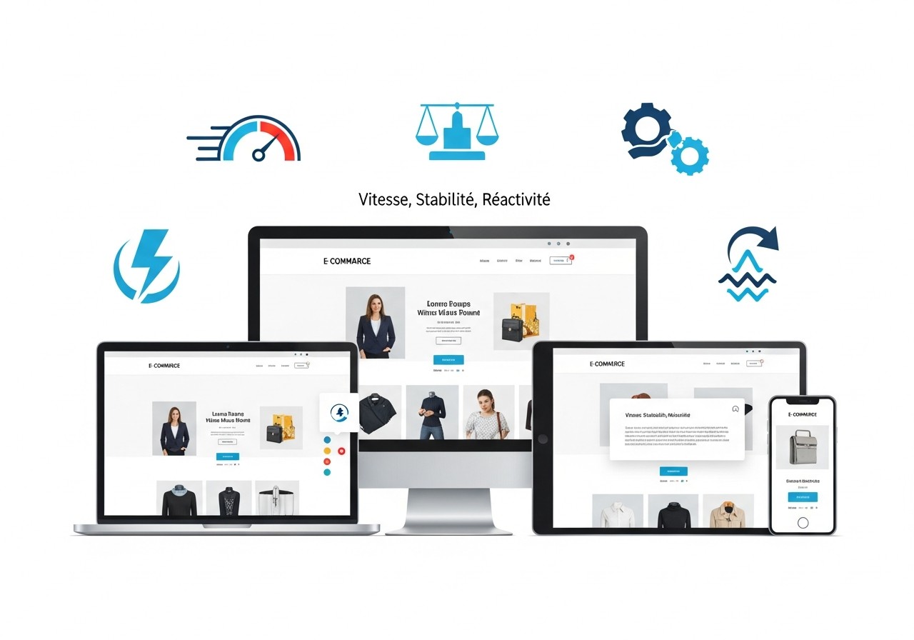 Site optimisé Core Web Vitals