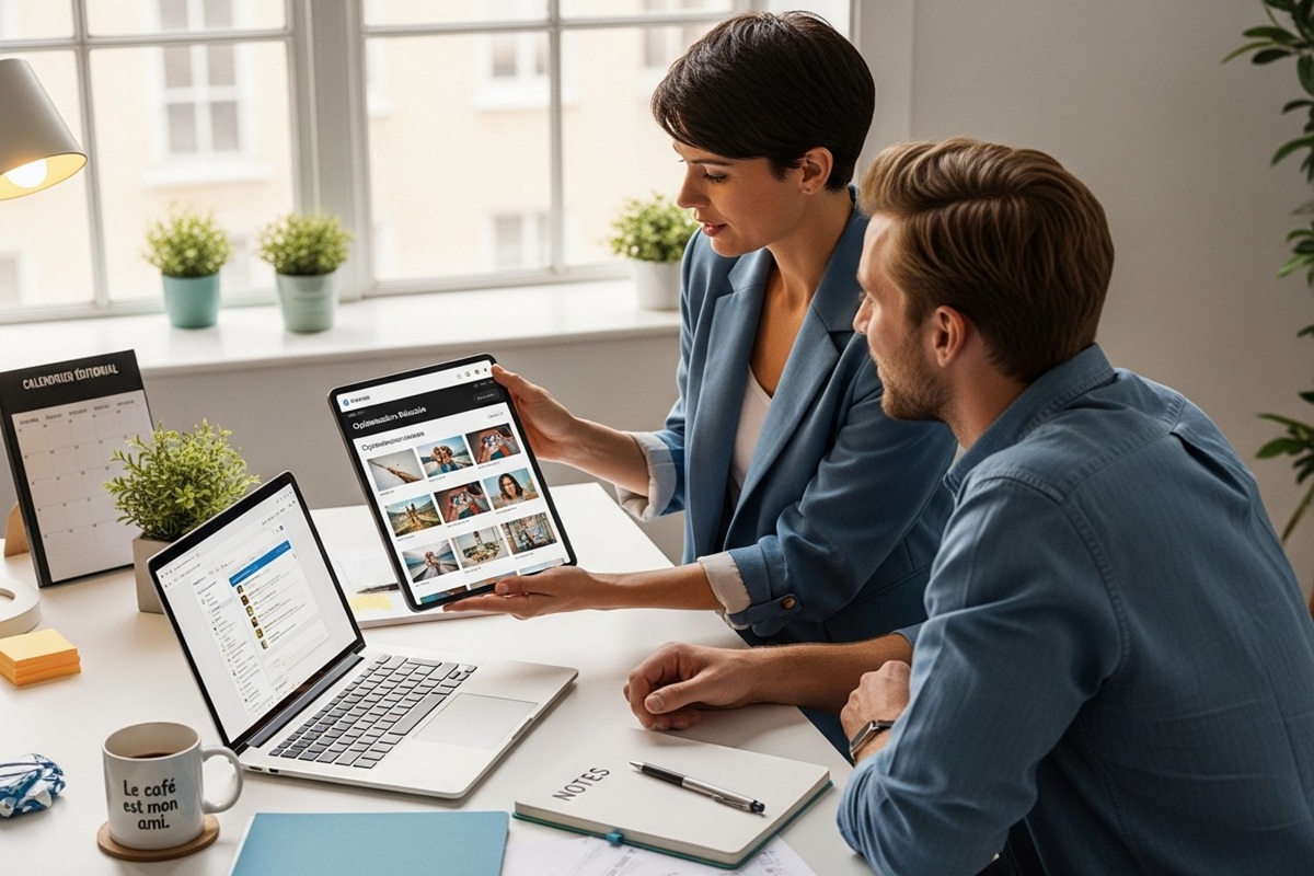 Collaboration professionnelle pour le référencement