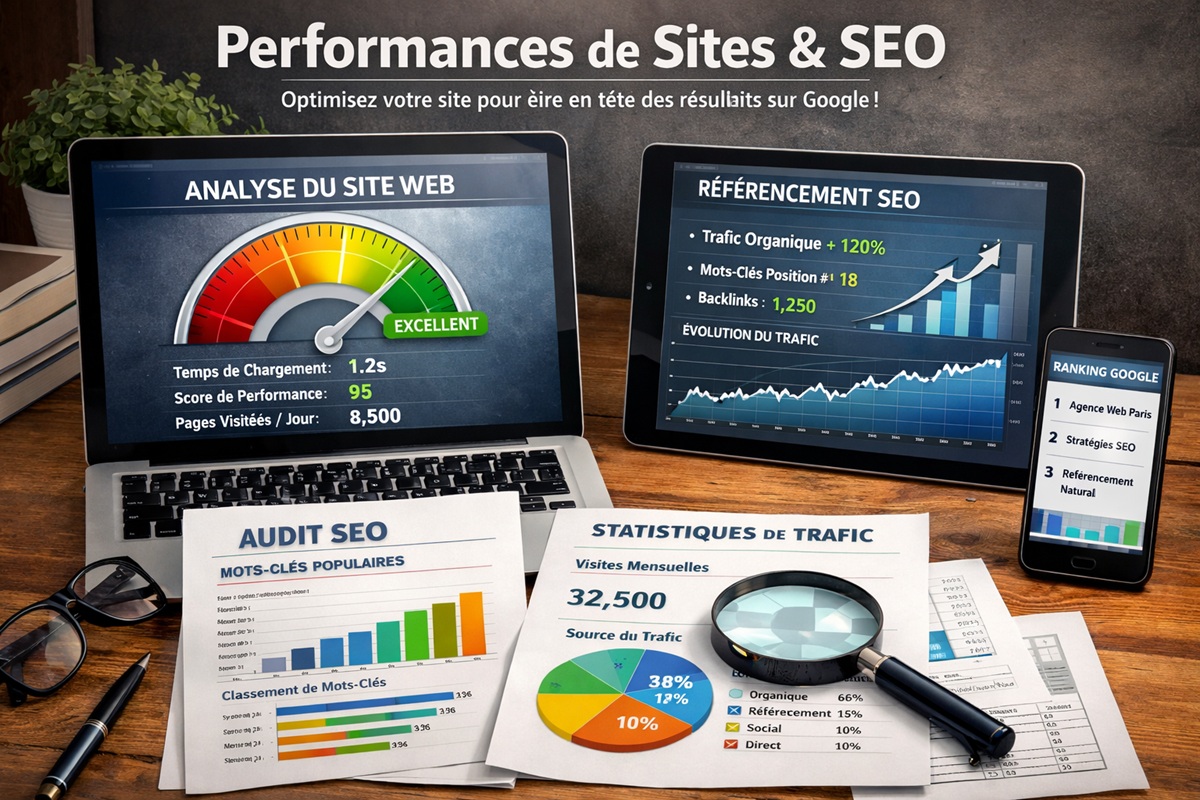 La performance de site sur Google