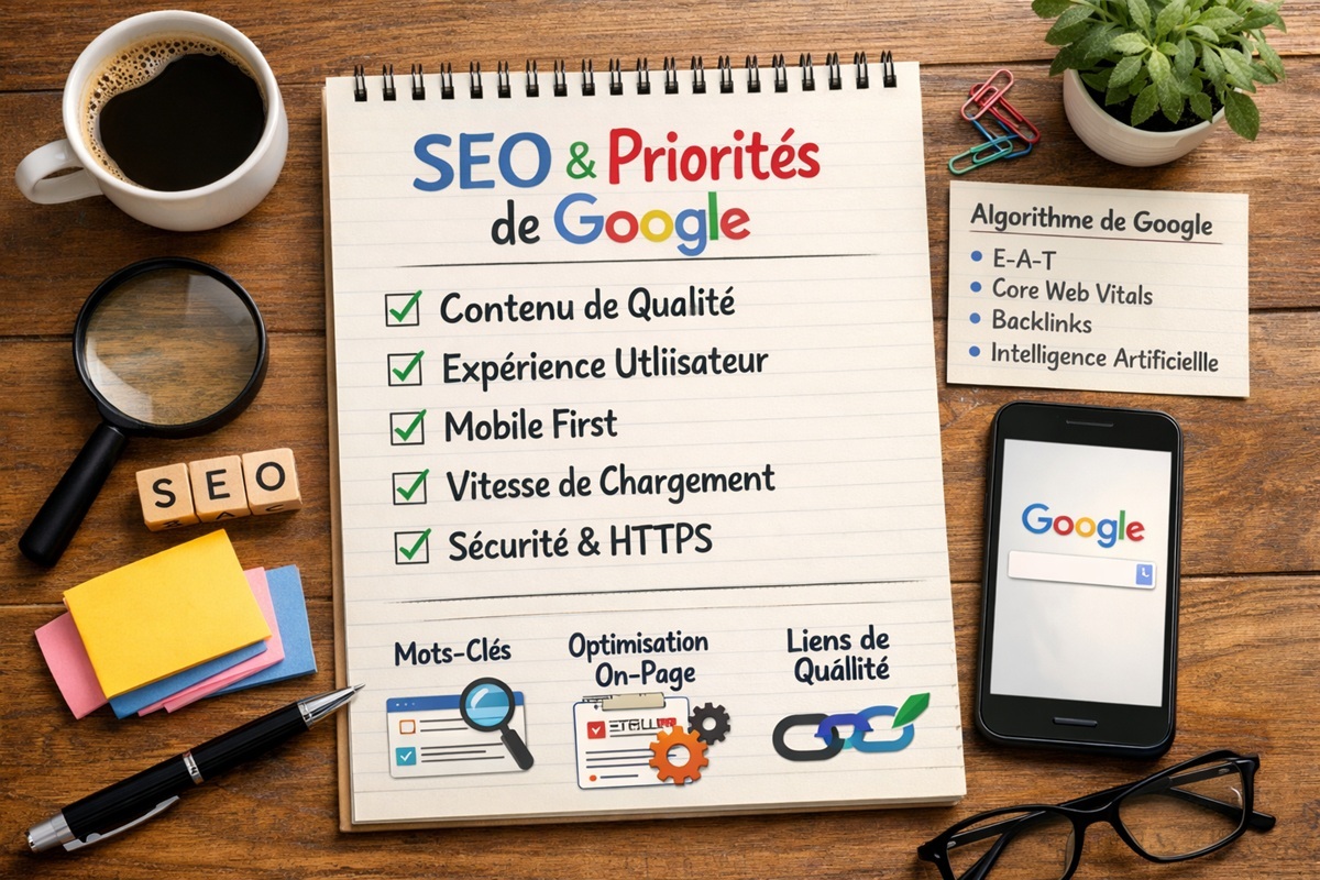 Critères SEO de Google