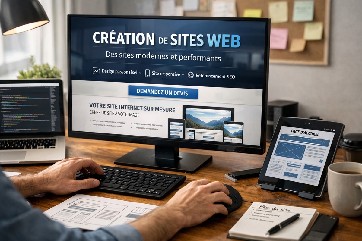 La création de sites web