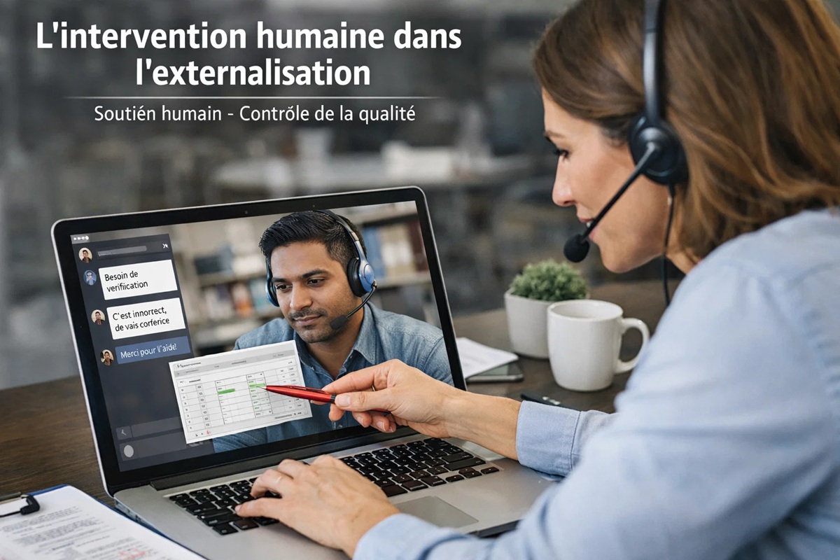 Intervention humaine dans l’externalisation
