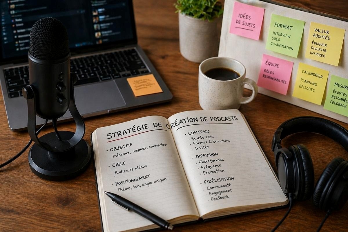 Des stratégies de création de podcasts