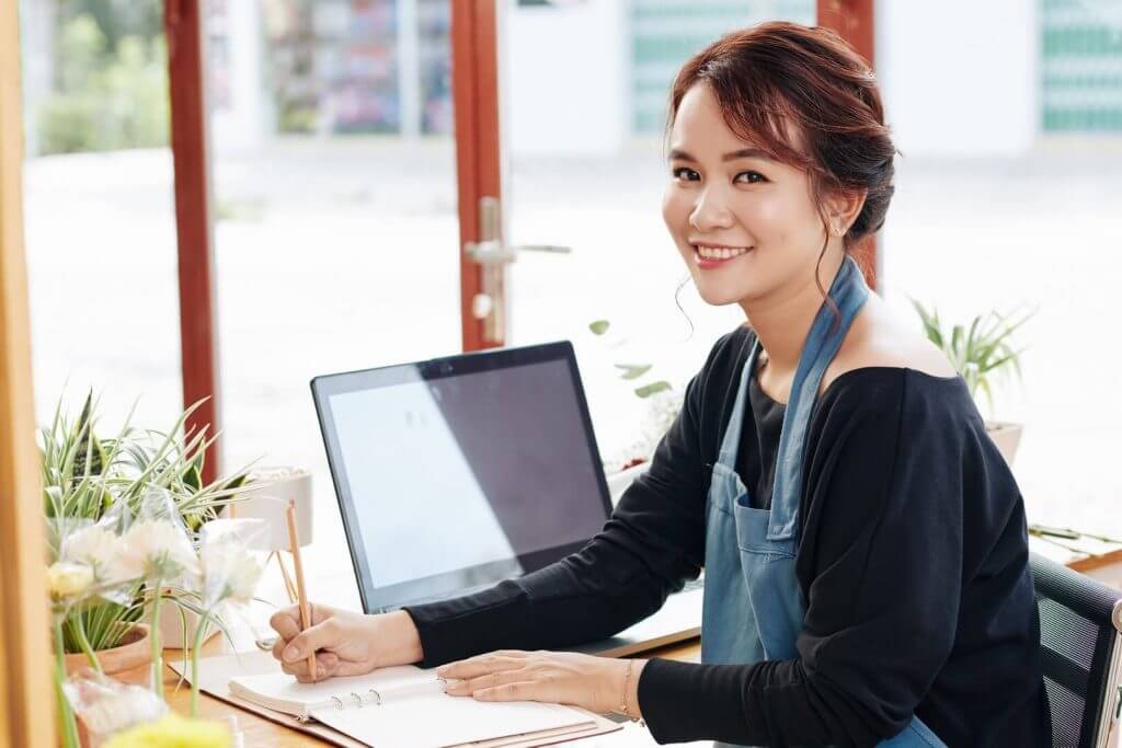 Employée de bureau 